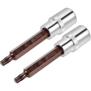 uxcell 1/2-Inch Drive T35 Torx Bit Socket Set - New